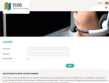 Tablet Screenshot of helpdesk.tcog.be